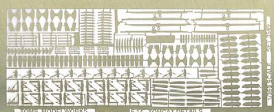 Toms F14 Tomcat Detail Set for 12 TSM Aircrafts Plastic Model Ship Accessory 1/350 Scale #3549