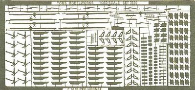 Toms F18 Super Hornet Detail Set for 12 TSM Aircrafts Plastic Model Ship Accessory 1/350 #3550