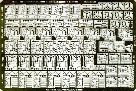 Toms 1930s Naval Aircraft Detail Set Plastic Model Aircraft Accessory 1/350 Scale #3562