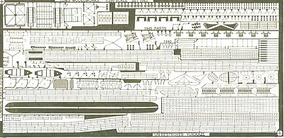 Toms IJN Destroyer Yukikaze Detail Set for HSG Plastic Model Ship Accessory 1/350 Scale #3563