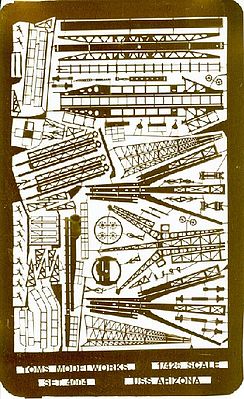 Toms USS Arizona Battleship Detail Set Plastic Model Ship Accessory 1/400  Scale #4004