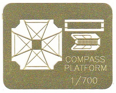 Toms 1/700 RMS Titanic Compass Platform w/Access Ladder