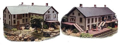 N-Scale-Arch Gruber Wagon Works Kit N Scale Model Railroad Building #10017
