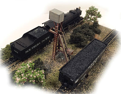 N-Scale-Arch Ash & Coal Loader Kit N Scale Model Railroad Building #10035