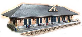 N-Scale-Arch Lines West Station Laser-Cut Kit N-Scale Model Train Building #10049