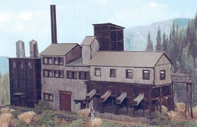 N-Scale-Arch Eagle River Mine Kit N Scale Model Railroad Building #10902