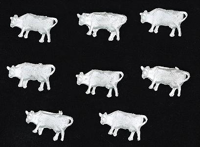 N-Scale-Arch Beef Cows pkg(8) N Scale Model Railroad Figure #20001