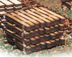 N-Scale-Arch Random Tie Stack w/Separator Webs pkg(6) N Scale Model Railroad Building Accessory #20037 N-Scale-Arch Random Tie Stack w/Separator Webs pkg(6) N Scale Model Railroad Building Accessory #20037