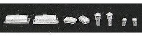 N-Scale-Arch Roof Detail Assortment Modern N Scale Model Railroad Building Accessory #20082 N-Scale-Arch Roof Detail Assortment Modern N Scale Model Railroad Building Accessory #20082