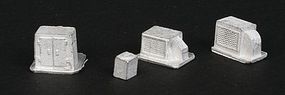 N-Scale-Arch Roof HVAC (Air/Heating Unit) Assortment N Scale Model Railroad Building Accessory #20088 N-Scale-Arch Roof HVAC (Air/Heating Unit) Assortment N Scale Model Railroad Building Accessory #20088