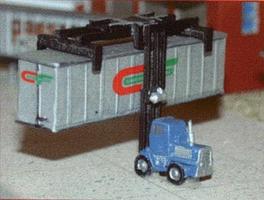 N-Scale-Arch Piggy Stacker Intermodal Lift Crane Set of 2 Z Scale Model Railroad Vehicle #30017 N-Scale-Arch Piggy Stacker Intermodal Lift Crane Set of 2 Z Scale Model Railroad Vehicle #30017