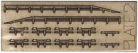 Freight Loading Dock Z Scale Model Railroad Building Accessories #30038