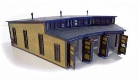 N-Scale-Arch Stall Round House 3/ Z-Scale (3)