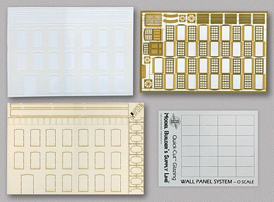 N-Scale-Arch Wall Panel System Starter Set Kit Modern Brick O Scale Model Railroad Buiding Supply #50067