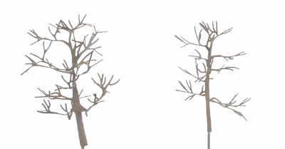 N-Scale-Arch Trees Winter Slumber 6/ - Z-Scale (6)