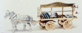 N-Scale-Arch Peddler's Wagon with Horse Z Scale Model Railroad Vehicle #90022 N-Scale-Arch Peddler's Wagon with Horse Z Scale Model Railroad Vehicle #90022