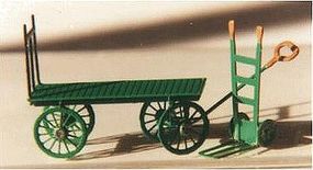 N-Scale-Arch Hand Truck & Carts 2/ - N-Scale (2)