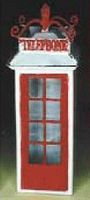 N-Scale-Arch Tele Booth 1920 Kiosk 2/ N-Scale (2)