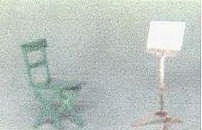 Stnds/Chairs f/Gazebo 6/ - N-Scale (6)