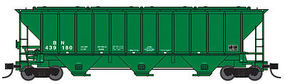 Trainworx PS2CD 4427 Covered Hopper BN #439007 N Scale Model Train Freight Car #2441107 Trainworx PS2CD 4427 Covered Hopper BN #439007 N Scale Model Train Freight Car #2441107