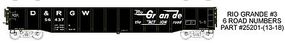 Trainworx N 52'6'THRALL GONDOLA RIO Trainworx N 52'6'THRALL GONDOLA RIO