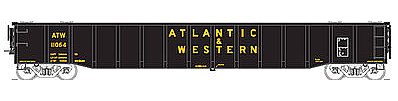 Trainworx Thrall 52 6 Gondola Car Atlantic & Western #11103 N Scale Model Train Freight Car #2528304