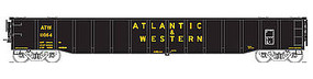 Trainworx Thrall 52' 6'' Gondola Car Atlantic & Western #11124 N Scale Model Train Freight Car #2528306 Trainworx Thrall 52' 6'' Gondola Car Atlantic & Western #11124 N Scale Model Train Freight Car #2528306
