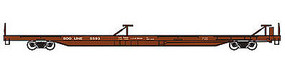 Trainworx PS 85' Flat Car Soo Line #5581 N Scale Model Train Freight Car #2851605 Trainworx PS 85' Flat Car Soo Line #5581 N Scale Model Train Freight Car #2851605