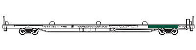 Trainworx PS 85 Flat Car Soo Line #5791 N Scale Model Train Freight Car #2851607