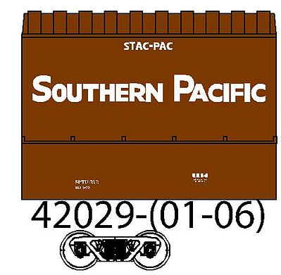 Trainworx 20 Stac-Pac Cntn SP #5 - N-Scale