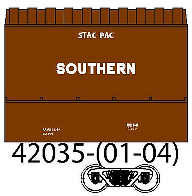 Trainworx 20 Stac-Pac Cntn SOU #3 - N-Scale