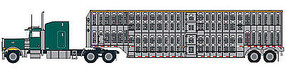 Trainworx N PETERBILT BULL HAULER Grn/Si Trainworx N PETERBILT BULL HAULER Grn/Si