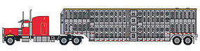 Trainworx N PETERBILT BULL HAULER Red/BK Trainworx N PETERBILT BULL HAULER Red/BK
