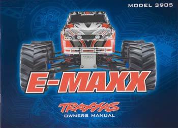 Traxxas Owners Manual E-Maxx Model 3905