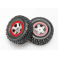 Traxxas Tires/Wheels Assembled Glued R&L