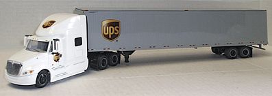 Trucks-N-Stuff Sleeper-Cab Tractor w/53 Dry Van Trailer Assembled UPS 1/53 scale #10014001