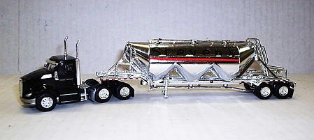 Trucks-N-Stuff Kenworth T680 Day Cab with pneumatic trailer HO Scale Model Railroad Vehicle #spec037