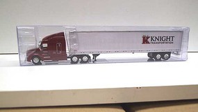 Trucks-N-Stuff Peterbilt 579 Sleeper Cab Tractor with 53' Dry Van Trailer Assembled Knight Transportation (maroon, white) Trucks-N-Stuff Peterbilt 579 Sleeper Cab Tractor with 53' Dry Van Trailer Assembled Knight Transportation (maroon, white)