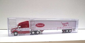 Trucks-N-Stuff Peterbilt 579 Sleeper Cab Tractor with 53' Dry Van Trailer Assembled Peterbilt Advertiser (red, white) Trucks-N-Stuff Peterbilt 579 Sleeper Cab Tractor with 53' Dry Van Trailer Assembled Peterbilt Advertiser (red, white)