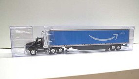 Trucks-N-Stuff Kenworth T680 Day Cab Tractor with 53' Dry Van Trailer Assembled Amazon Prime (black, blue, white) Trucks-N-Stuff Kenworth T680 Day Cab Tractor with 53' Dry Van Trailer Assembled Amazon Prime (black, blue, white)