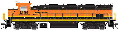 Trainman NRE Genset II Locomotive - Standard DC BNSF Railway #1293 (orange, black, yellow, Wedge Logo) - HO-Scale