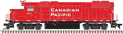 Trainman EMD GP38-2 - Standard DC - Silver Canadian Pacific #4421