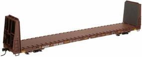 Trainman 62' Bulkhead Flatcar Undecorated HO Scale Model Train Freight Car #20000382 Trainman 62' Bulkhead Flatcar Undecorated HO Scale Model Train Freight Car #20000382
