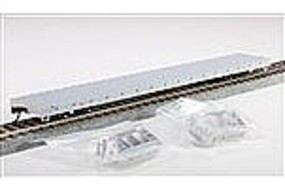 62' Short Bulkhead Flatcar Undecorated HO Scale Model Train Freight Car #20000609