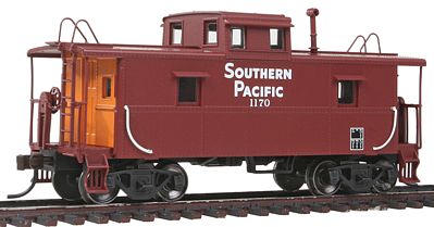 Trainman Steel Center-Cupola Caboose Southern Pacific #1170 HO Scale Model Train Freight Car #20002417