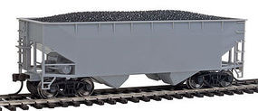 2-Bay Hopper Undecorated HO Scale Model Train Freight Car #20003137