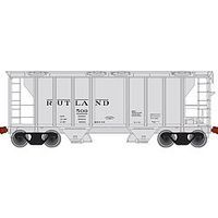 PS2 Covered Hopper Rutland 504 HO Scale Model Train Freight Car #20003217