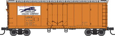 Trainman 40 Plug Door Boxcar AC #7135 HO Scale Model Train Freight Car #20003494