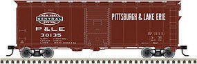 Trainman '37 40' Boxcar Kit Pittsburgh & Lake Erie #30135 HO Scale Model Train Freight Car #20003793 Trainman '37 40' Boxcar Kit Pittsburgh & Lake Erie #30135 HO Scale Model Train Freight Car #20003793