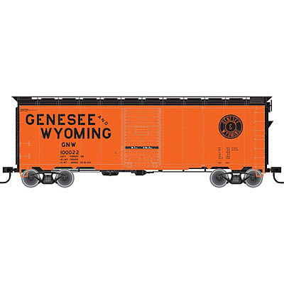 Trainman 40 Single-Door Boxcar - Genesee & Wyoming #100014 HO Scale Model Train Freight Car #21000055